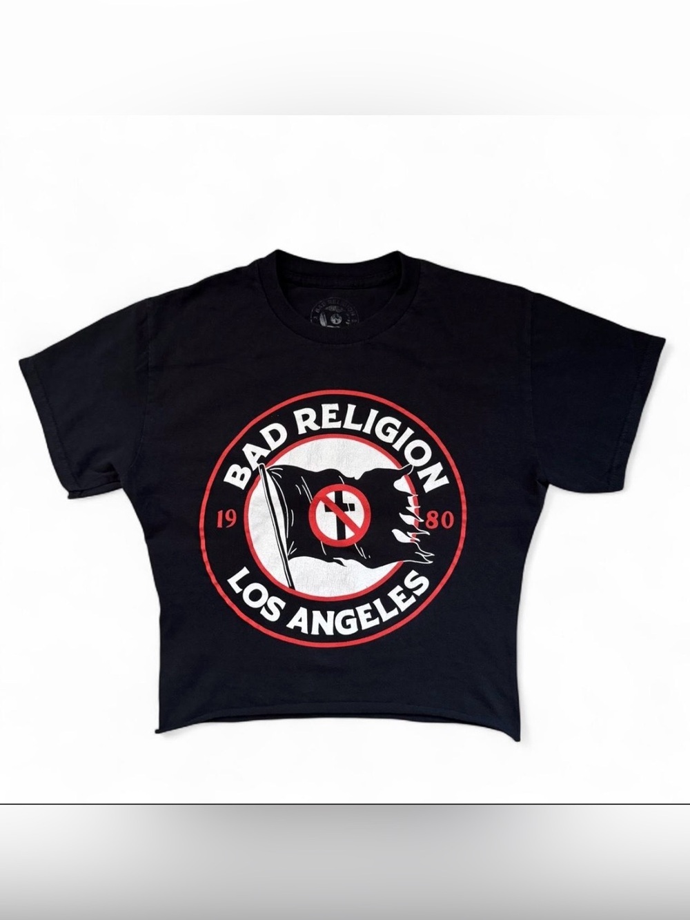 Bad Religion cropped band baby tee